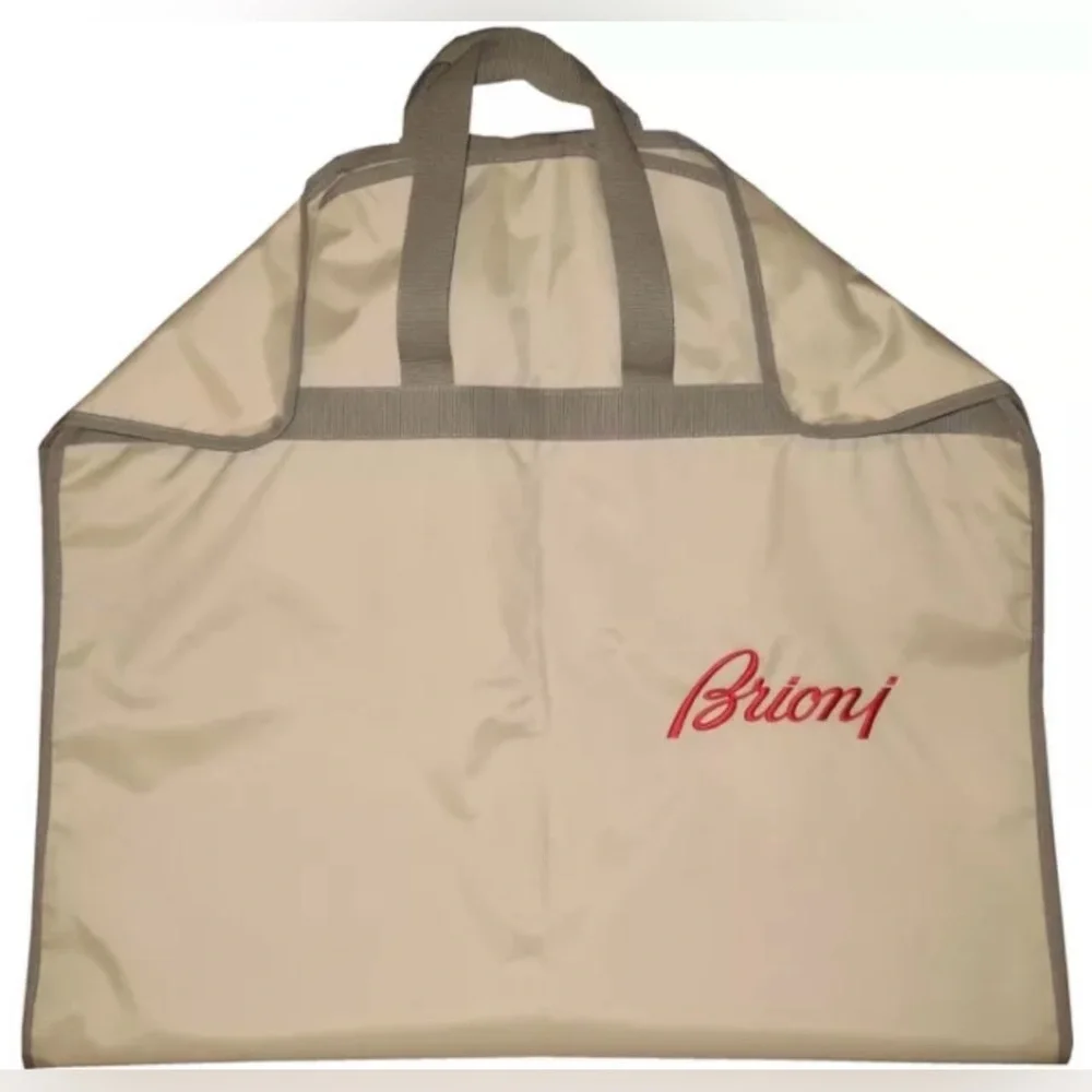 BRIONI SUIT BAG MADE IN ITALY TRAVEL CLOSET GARMENT HIGH QUALITY WATER RESISTANT